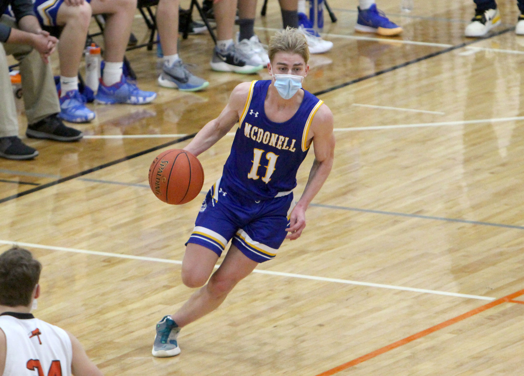 McDonell boys basketball at Osseo-Fairchild 1-11-21